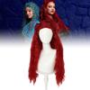 The Rise Descendants Of Red Women Wavy Wig Cosplay Headdress Show Decoration