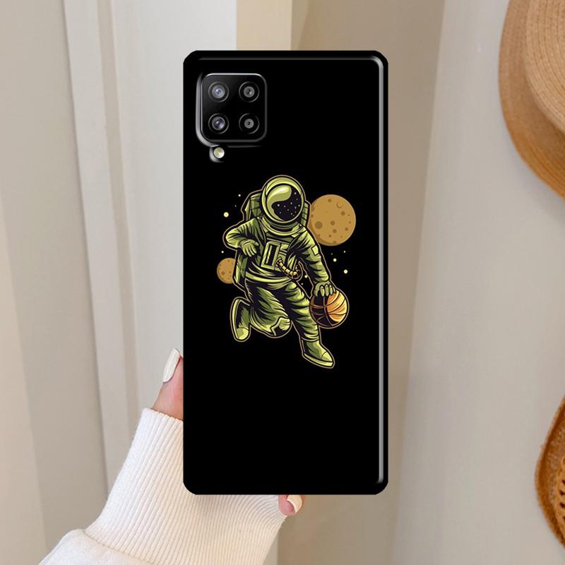 Cartoon Space Astronaut Case For Samsung Galaxy A06 A05 A16 A26 A36 A56 A33 A32 A52 A15 A53 A13 A34 A54 A14 A35 A55