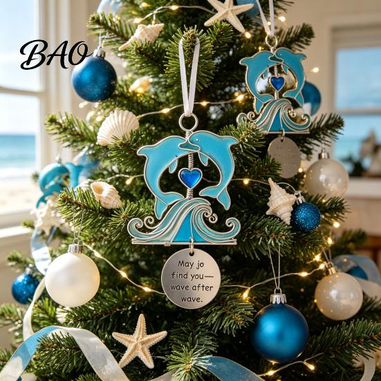 Ocean Lover Souvenir Gift Coastal Spirit Hanging Ornament, Durable Acrylic Decorative Pendant, Indoor Garden Decoration Inspired Home Accents for Wall