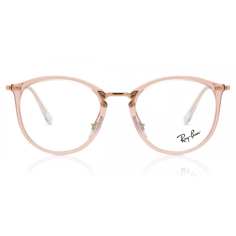 

Женские очки Ray Ban Rx7140 8335 Transparent Pink/51-20-150