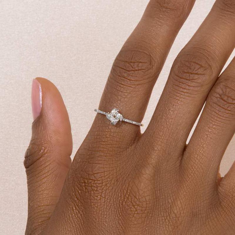 Minimalist Ring For Women Simple Zircon Gold Color Dainty Accessories Statement Stacking Rings Female Jewelry Wholesale R725 5