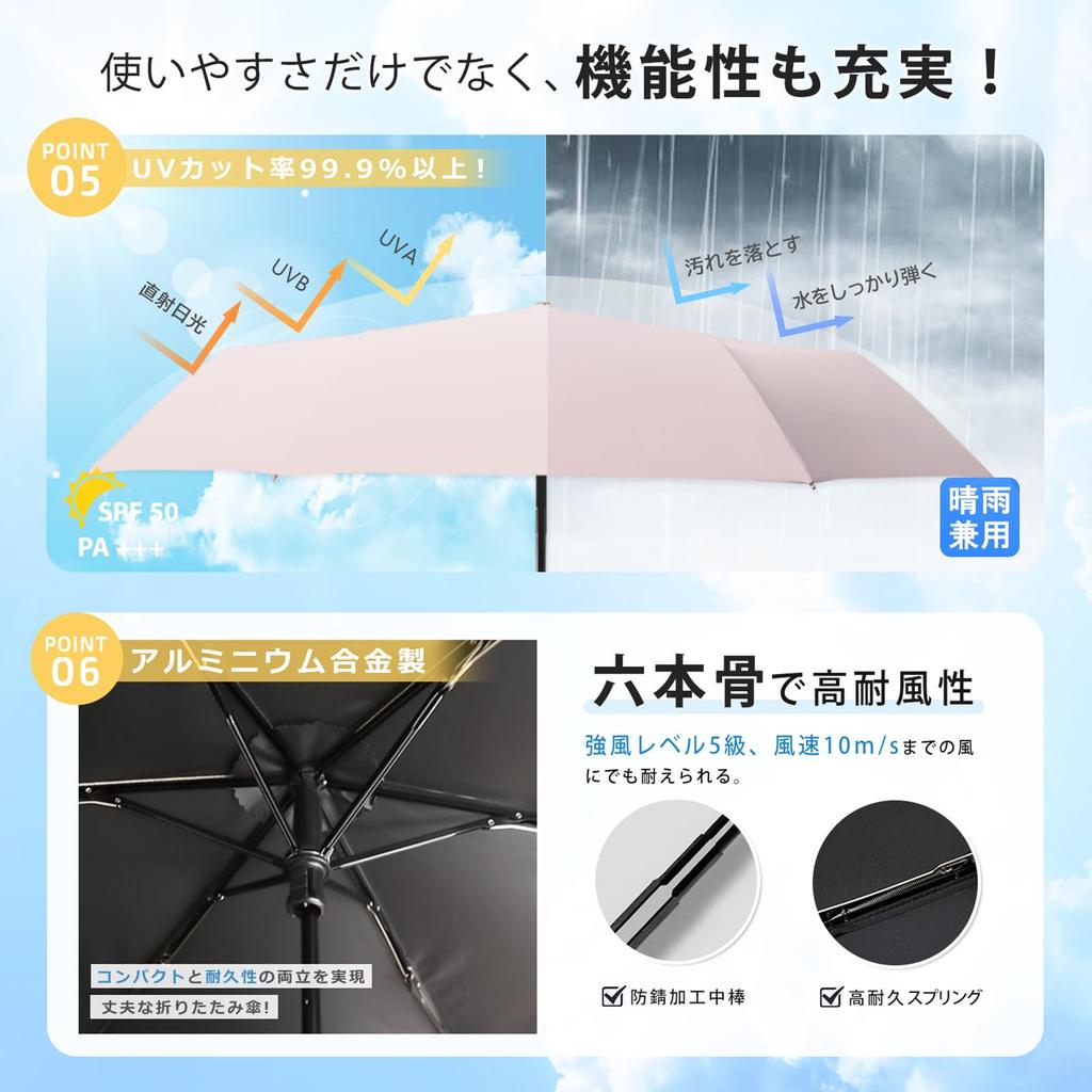 Sisibella Folding UV Light Automatic Full Light Folding Umbrella for Sun and Suitable for Women and Perfect for Watching Beige Umbrella, Protection,