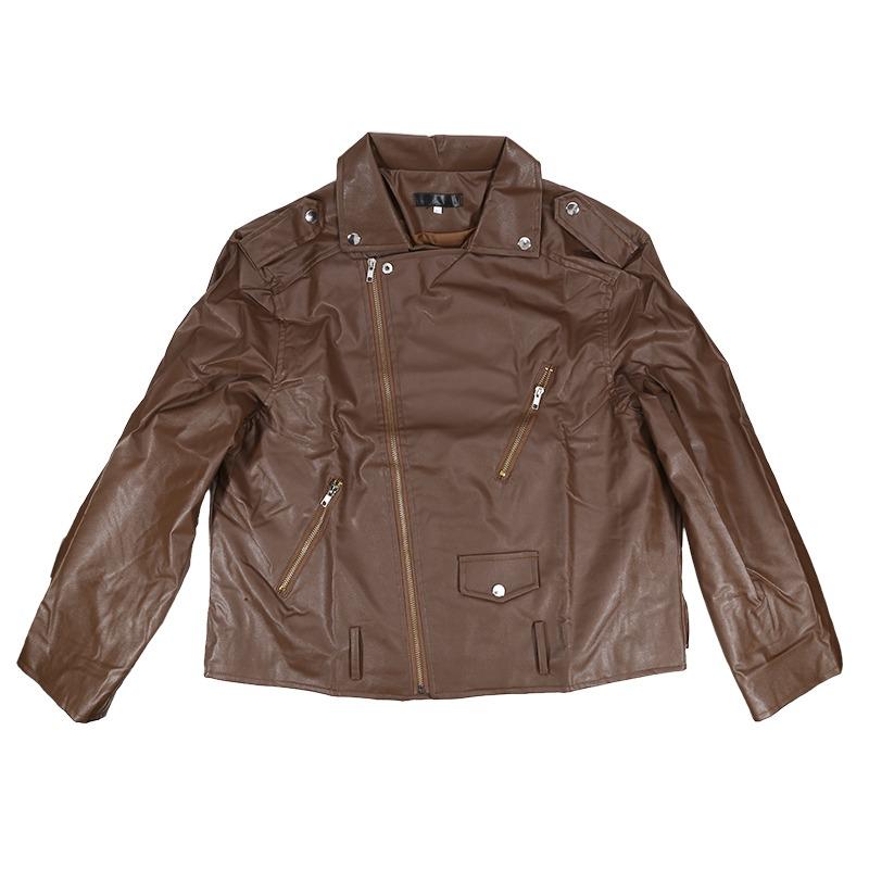 

Women s Short Leather Jacket PU Motorcycle Clothing Slim Fit Biker Jackets Edgy Fashion Jacket Casual Outwear… More XL