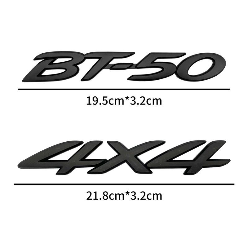 3D ABS Plastic Car Styling Rear Trunk Emblem Door Tailgate Sticker Decor For Mazda BT50 BT-50 4x4 Logo Auto Accessories j1