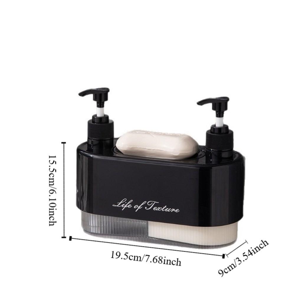 Thickened Shampoo Bottle Plastic Press Soap Dispenser Body Wash Bottle Soap Box Bathroom