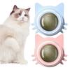 1-5PCS Catnip Wall Toy Ball Rotatable Kitten Lickable Chew Toys Teeth Cleaning Cat Bite Toy For Indoor Cat Kitten Pet Supplies
