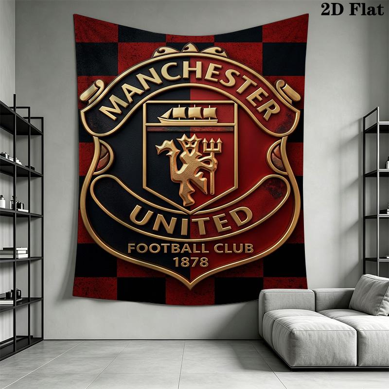 Manchester Crest Artwork Bedding 1 Duvet Cover 2 Pillowcase Without Core Christmas Birthday Gift Duvet Cover And Pillowcase