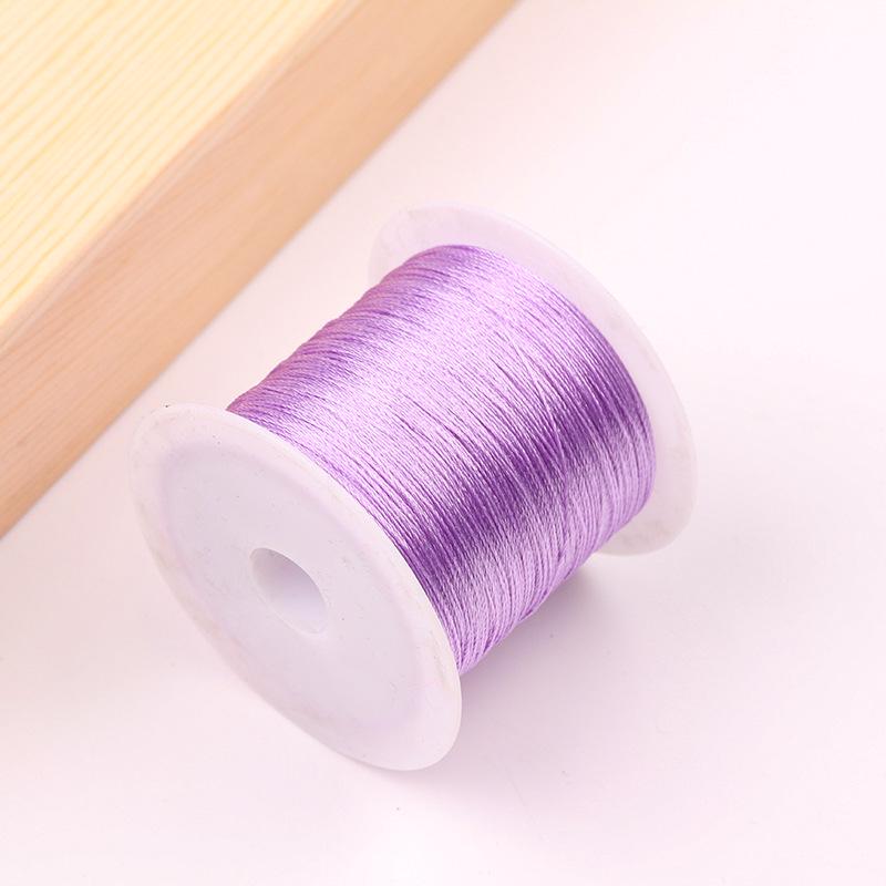 Boting Feines Nylon Eisseide Quastenfaden für Handgemachte Stickerei