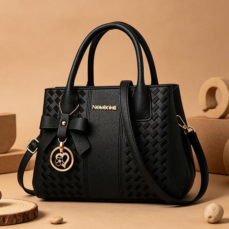 Fashion Korean Design High-Grade Handbag For Girls, Multi-purpose Top Handle Shoulder Crossbody Matching Bag