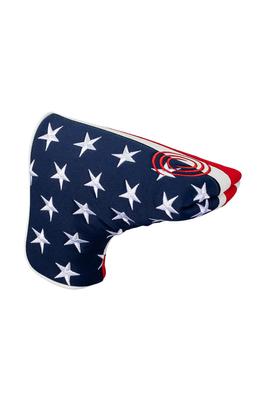 ODYSSEY Putter Head Cover BL SS 24 SPL-I WHT/NVY/RED (Pin Type) White/Navy/Red Men's