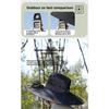 UV Protection Solar Fan Bucket Hat, Outdoor Fishing Sun Protection Cooling Fisherman Cap