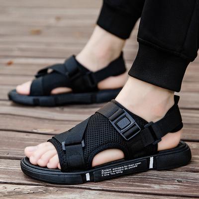 Outdoor Prodyšný Pohodlí Nazouvání Velké otevřené boty Neformální Muži Sandály Letní boty Sandál Pánské Sandály z PVC
