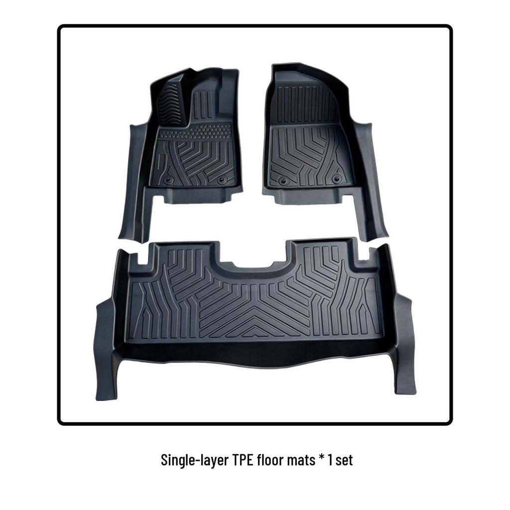 Tank 500-T Car Floor Mats: TPE, Eco-Friendly, No Odor, Fits 26 Models, Includes Door Sill Mats