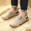 Fashion Men's Casual Sneakers Fashion Leather Breathable Outdoor Hiking Shoes Men Non-Slip Trekking Shoes Mens Moccasins Zapatos Hombre