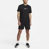 Nike Solid Color Logo Embroidered Drawstring Shorts Men Bottoms Black DV9341-010