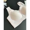 Summer Jelly Strip Bra with Cool Cups, Breathable Ultra-Thin Vest-Style, Naked-Feel Quick-Dry Underwear for Women, Minimizes Large Busts, Wireless