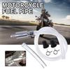 Motorcycle Brake Fluid Bleed Hose With One-way Check Valve Fuel Pipe Hydraulic Brake Bleeder Motorcycle Accessories