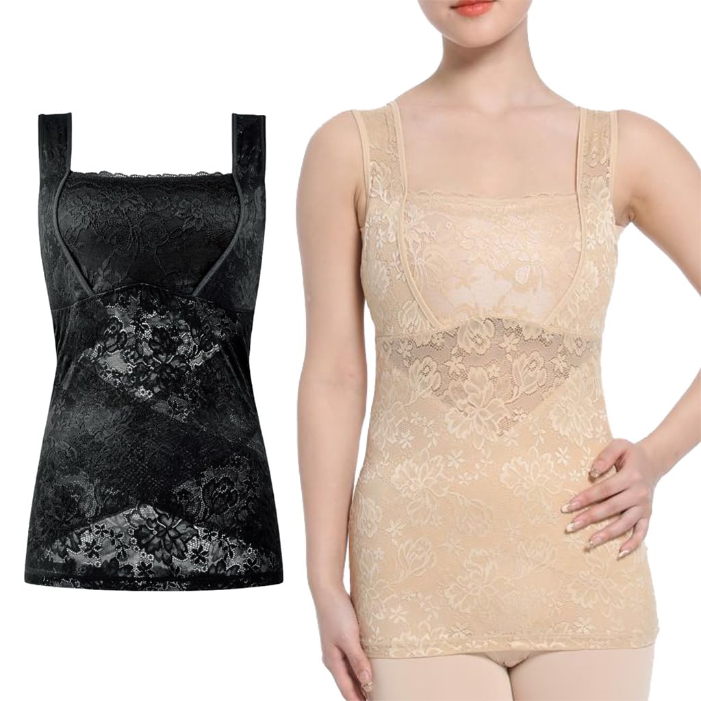 corrective slimming body tank bra camisole with makes you look large ladies [RYO...] Innerwear, underwear, effect, coverage, top, top, camisole, cups,