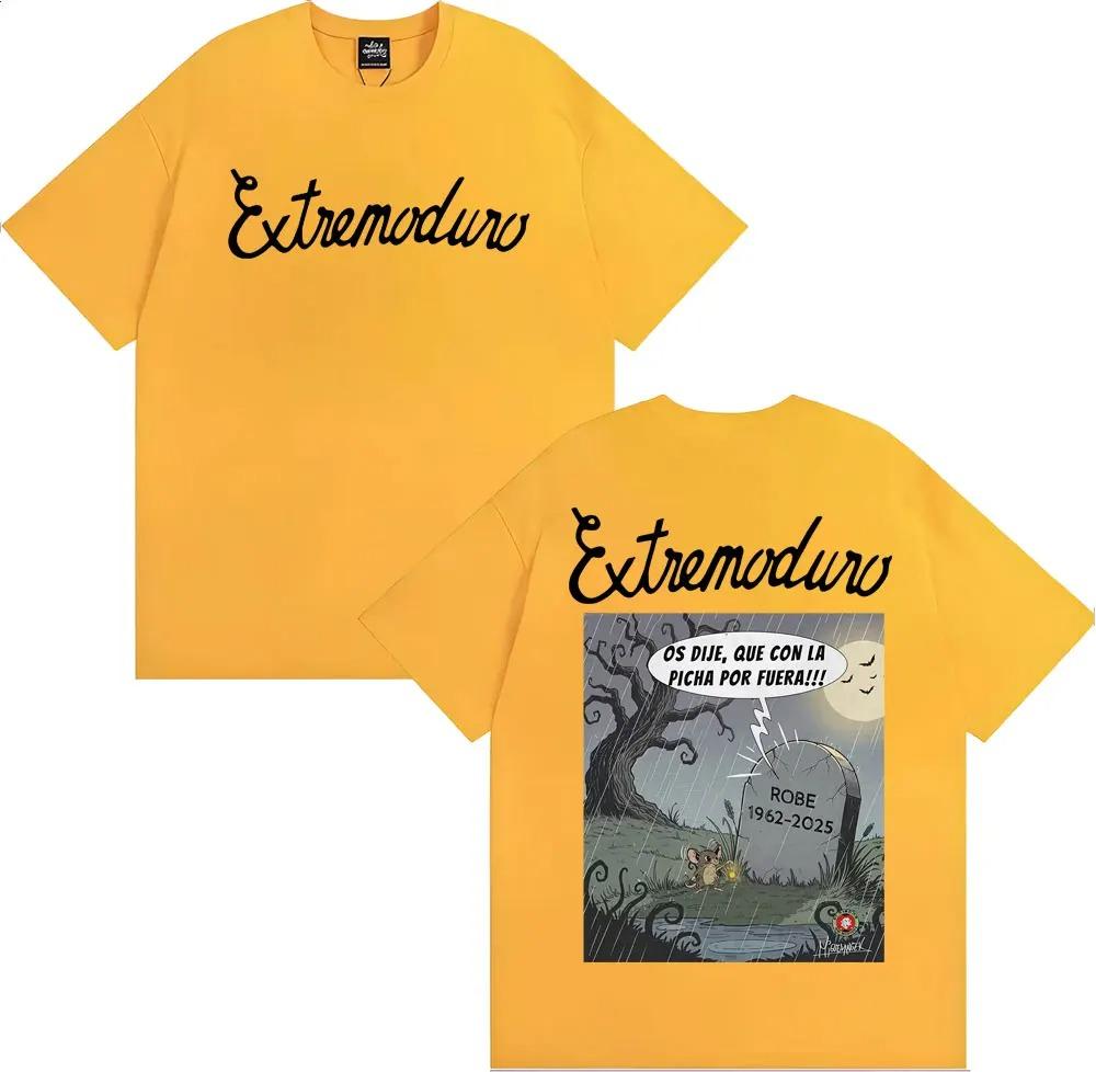 Rock Band EXTREMODURO Os Dije Que Con La Picha Por Fuera TShirt Mens Womens Fashion 90s HipHop Oversized TShirt Streetwear