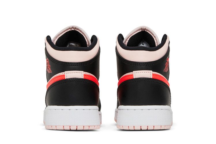 Air Jordan 1 Mid GS 'Black Pink Crimson'