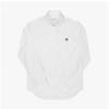 Maison Kitsune Mm00413wc5012 P100 Mini Fox Head Patch Oxford Mens Shirt