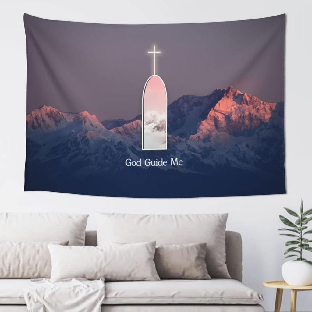 Christian Wall Art Wall Tapestry for Bedroom Aesthetic Christian Gifts for Women Faith Christian Decor Bible Verse Wall Art