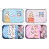 Little Pocket Bunny in Box Mini Plush Mom And Baby Bunny Living in A Tin Box Easter Basket Stuffer Gifts for Kids
