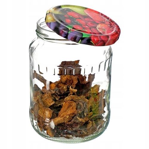 Glass Jar for Preserves with a Screw Cap 720ml 6 Pcs