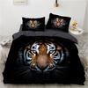 Horse Dog King Queen Bedding Set 3D Printed Animals Adult Kids Gift Duvet Cover Wildlife Quilt Cover Polyester Comforter Cover