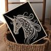 Crystal Pearl Painting 5D DIY Frame Decoration Painting White Horse Home Wall Decoration Transparent Pearl Gemstone Painting Picture Art Crafts