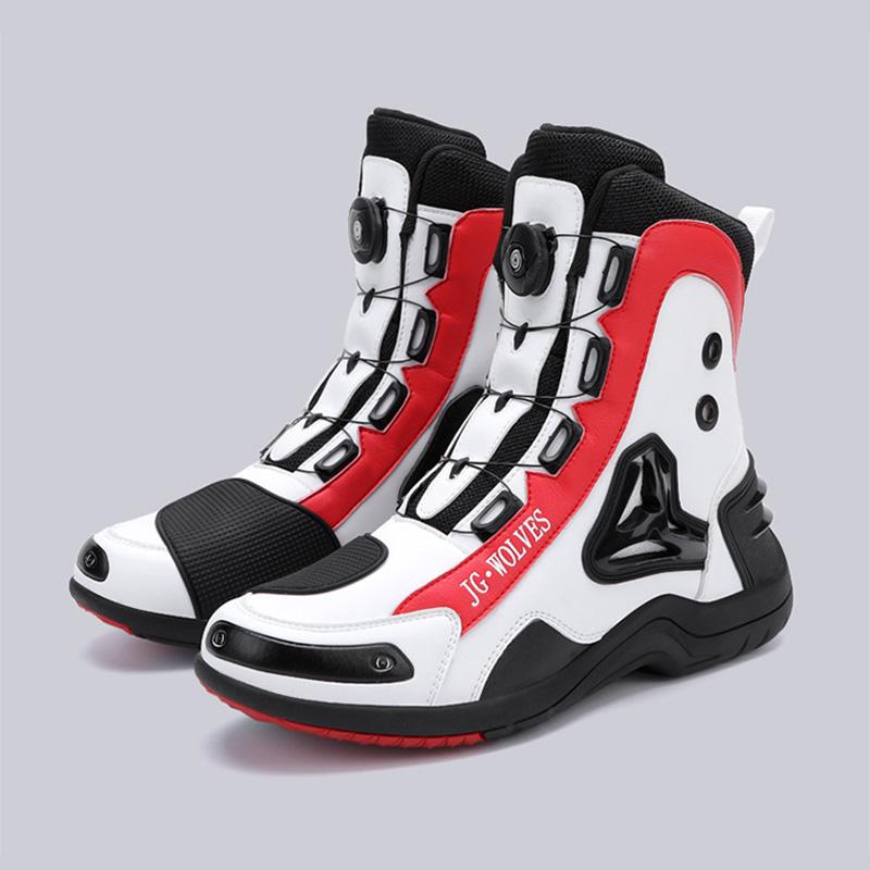 Winter Fur Style Pro Waterproof Commuting Boots Off-road Rally Motorcycle Shoes Men Women's Moto Travel Outdoor Leisure Boots