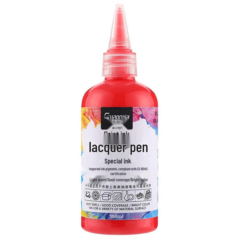 Oil-Based Colored Paint Marker Refill, 150ML Waterproof Ink