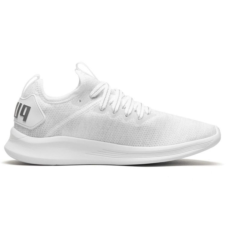 Puma Flash Ignite Evoknit En Pointe Lekkie Oddychające Niskie Buty Sportowe Codzienne Damskie sneakersy Białe 190961-02