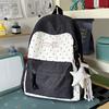 Schoolbag High Value Small Fresh Large Capacity Backpack Student Schoolbag High School Junior High School Girls Versatile Lightweight Weight Backpack