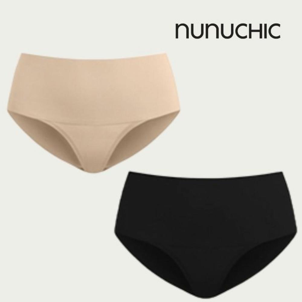 Nunuchic Basic Correction Thin Comfortable Soft Shaper Panty  Nude+black nude+black/XL