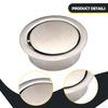 Concealed Flush Pull Handle Hardware Round 42mm Recessed Door Multipurpose for Sliding