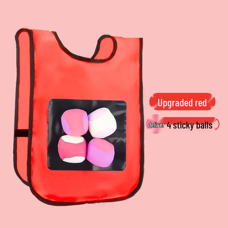 Free Shipping: Kids Sticky Ball Vest for Outdoor Games - Parent-Child Fun Toy