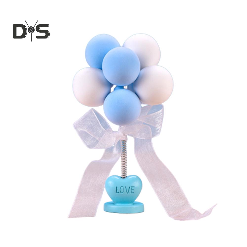 Mud in your eye Resin Balloon Love Figurine Craft Toy Doll House Car Cake Desk Ornament