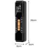 Cordless Car Tire Inflator Wireless Portable with Led Display Rechargeable Battery Compact Efficient Air Pump for Cars Bikes(Black)