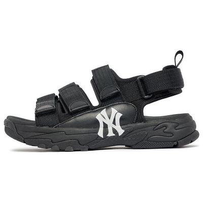 MLB Sandal Triple New York Yankees Non-Slip Durable Sports Sandals Unisex Sandals Black 3ASDCSS33-50BKS