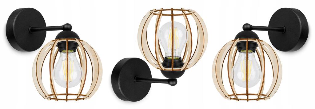 Wall Lamp, Square Lamp, Ceiling Lamp, Wooden Lampshade, Led