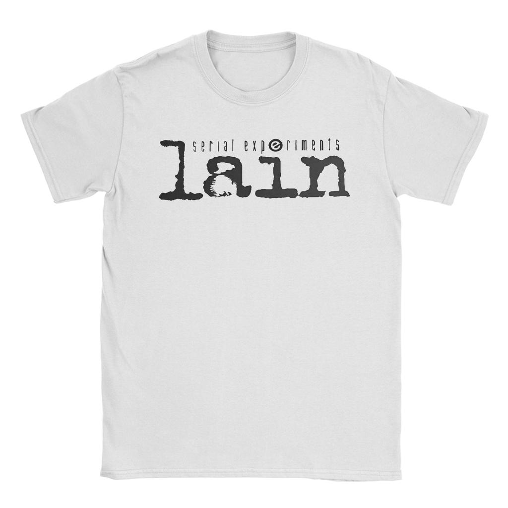 Unisex Unisexs TShirts Serial Experiunisexts Lain Lwakura Funny Cotton Tee Shirt Short Sleeve Anime Sci Fi Unisexga T Shirts Plus Size