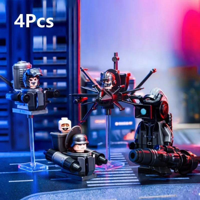 

Большой Размер Новый Скибиди Туалет Коробка Конструктор Большой Титан Камерамэн Спикермэн Мини Экшн Фигурка Игрушки