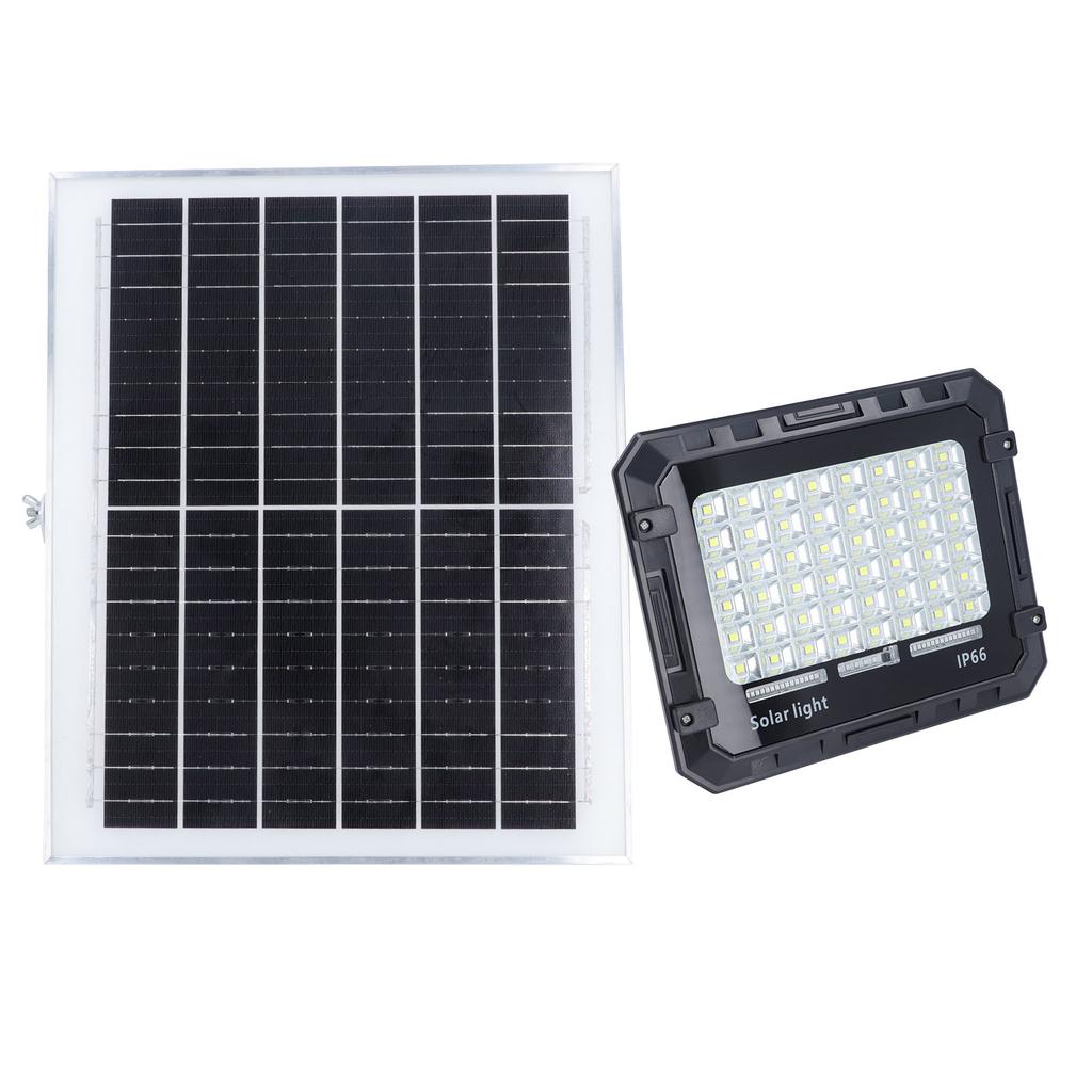 Luz Solar LED 48 LEDs 200W 2000LM Bateria 10000mAh IP66 À Prova d'Água Do Anoitecer ao Amanhecer Refletor Solar