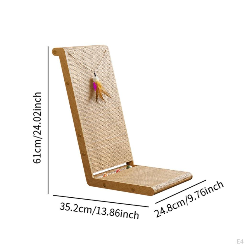 Cat Scratching Post, Cardboard Indoor Post for Kittens