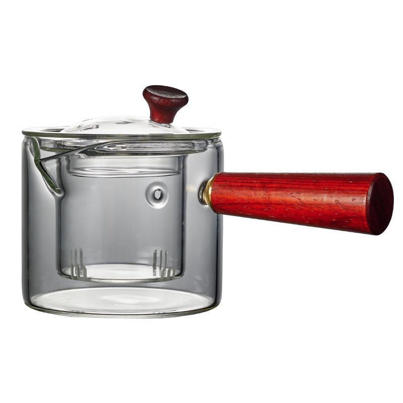 Glass Teapot with Side Handle