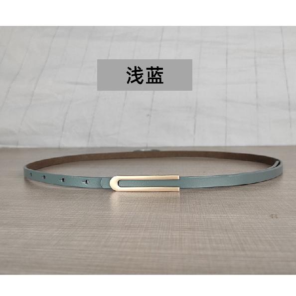 Vier Jahreszeiten Verfügbar Neuer Feiner Leder Damen Gürtel Schlicht Und Vielseitig Eleganter Ledergürtel Zu Kleid Und Rock Damenstil