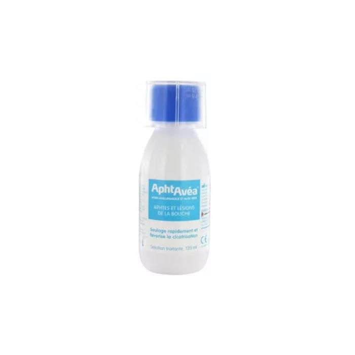 AphtAvéa Acide Hyaluronique Et Aloe Vera Solution Traitante 120 ml