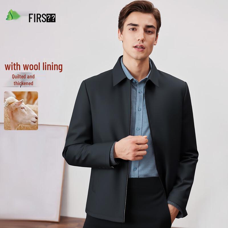 

FIRS Men s Winter Wool-Lined Padded Jacket 2XL