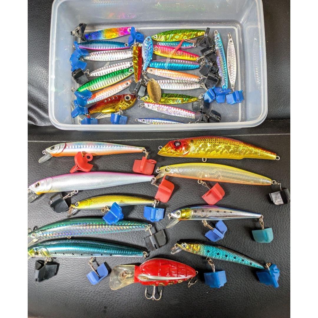 Used Fishing gear metal jig lure set bulk sale